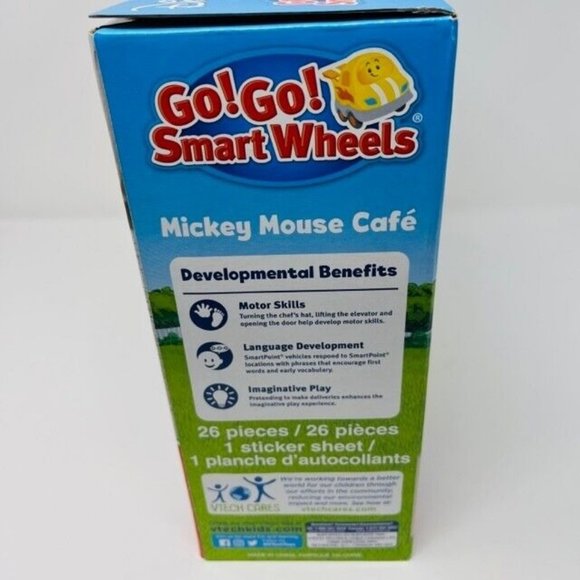 Vtech Disney Go! Go! Smart Wheels Mickey Mouse Cafe Playset NIB - Picture 7 of 7